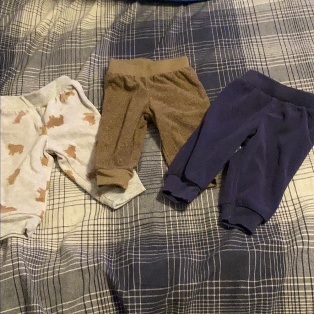 Baby boys fleece pants 3-6 months